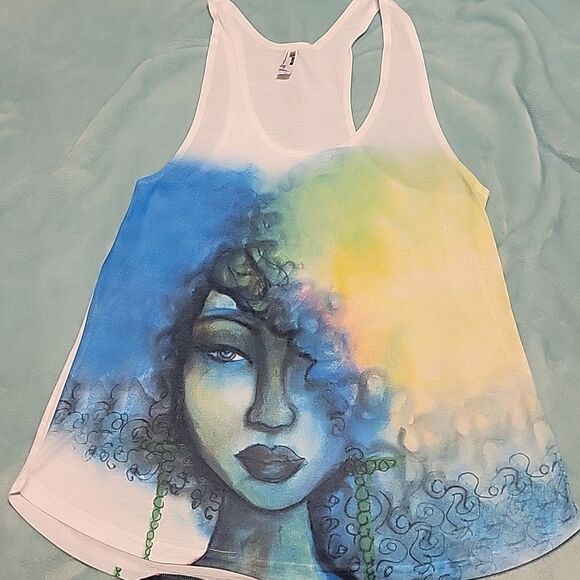 Sublimation 🦊 Tank with Beautiful Vibrant Graphic size 2XL - Picture 2 of 4